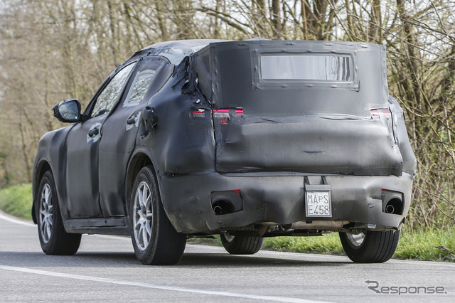 アルファロメオ ステルヴィオ テスト車両 スクープ写真