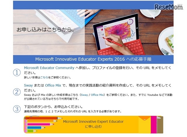 応募手順