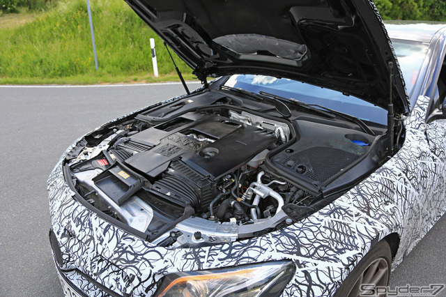 メルセデスE63 AMGスクープ写真