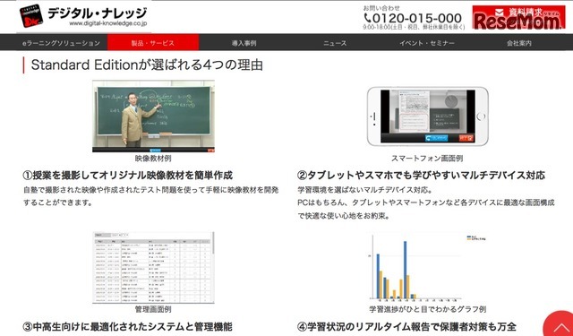 「StudyPad Standard Edition」の特長