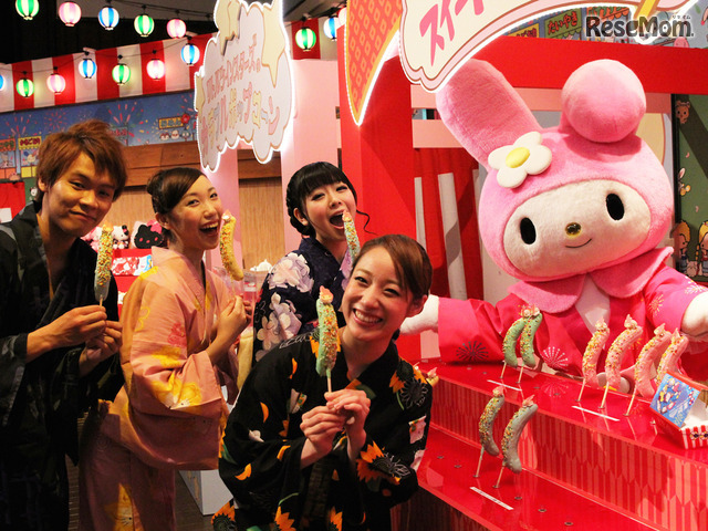 過去の夏祭りイベントのようす (c) 2016 SANRIO CO., LTD.