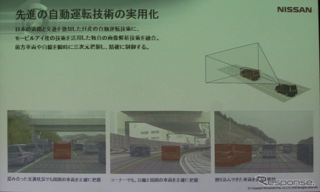 単眼カメラだが、立体、位置などもほぼ問題なく認識できる