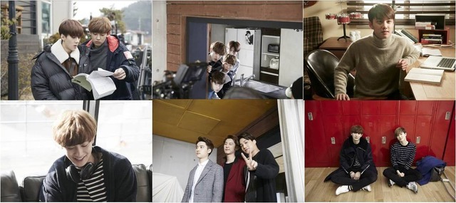 「EXO NEXT DOOR～私のお隣さんはEXO～」メイキングカット　（C）LINE Corporation