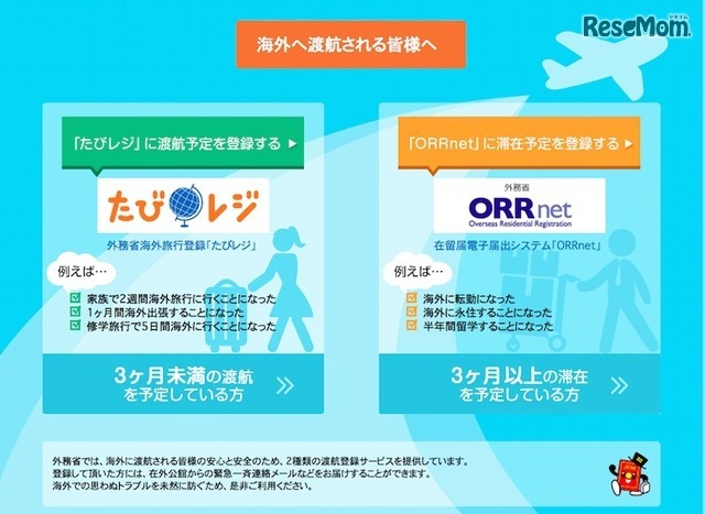 外務省「たびレジ」