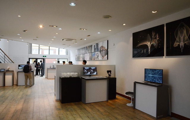 Autodesk Gallery Pop-up Tokyo展示風景