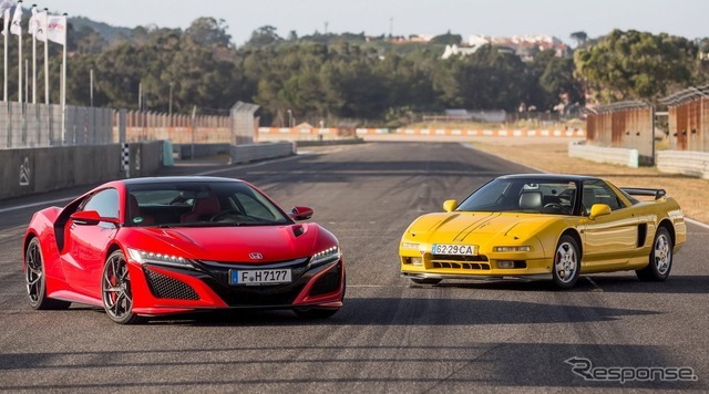 ホンダ NSX 欧州仕様の新型と旧型