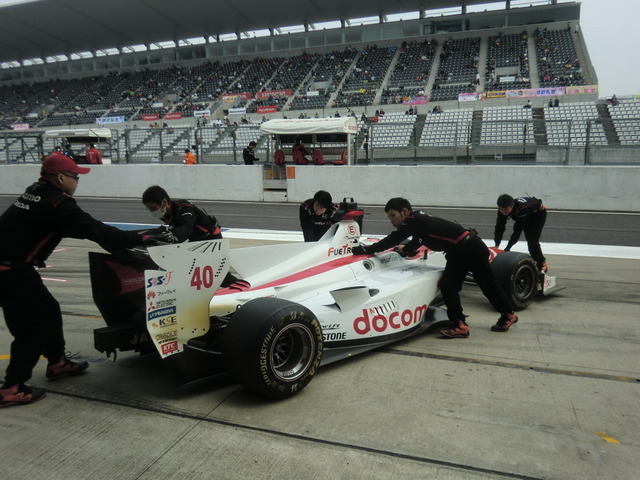 #40 野尻は第2レース予選3位。