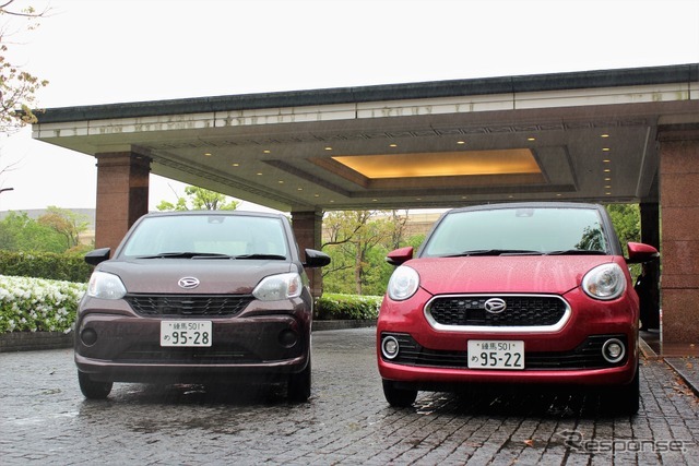 ダイハツ ブーン（左）とブーン シルク（右）