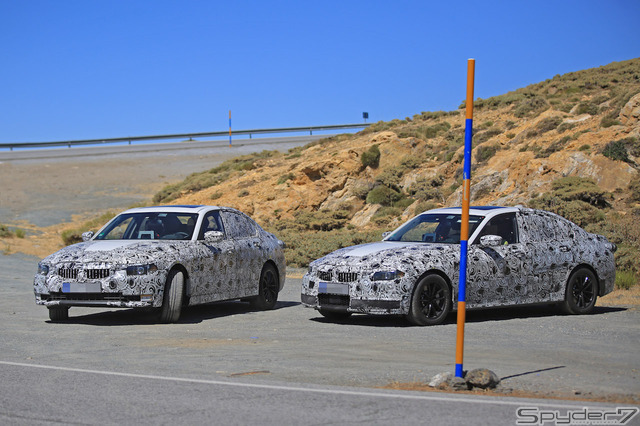 BMW 3シリーズ　スクープ写真