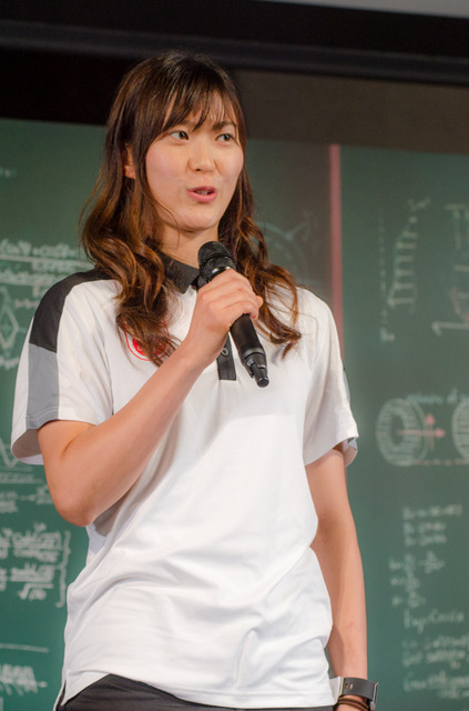 アイスホッケー女子日本代表チーム「スマイルジャパン」の鈴木世奈（2016年8月29日）