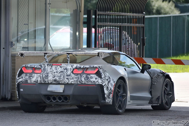 シボレー　コルベット C7 ZR1 スクープ写真