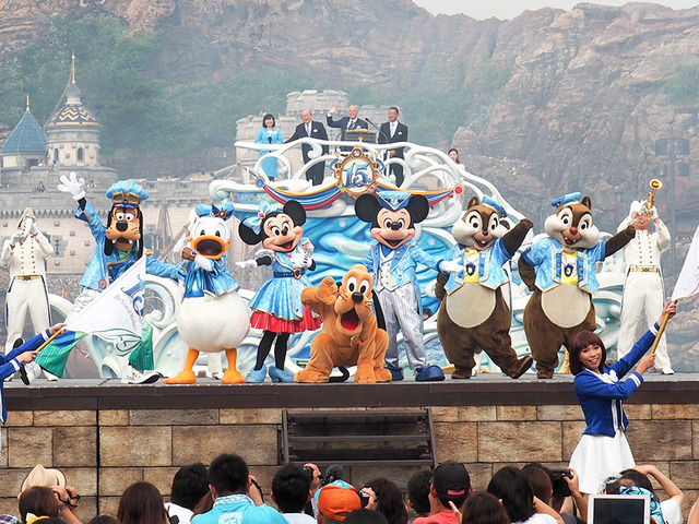 東京ディズニーシー開園15周年セレモニー