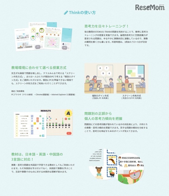 STEM101 Think　「Thinkの使い方」