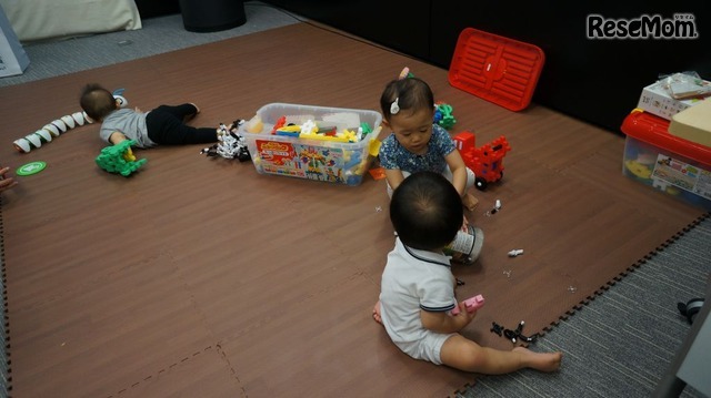 会場には子どもが実際に遊べるスペースも用意されていた