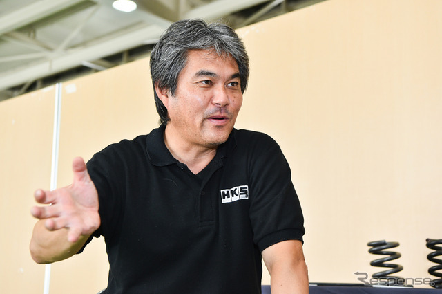 HKS 自動車開発部部長 取締役の坂詰達也氏