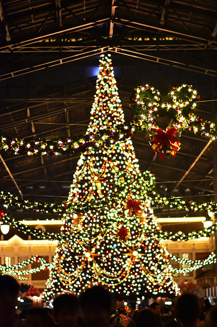 クリスマスのディズニーランド