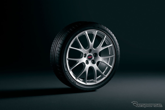 STI製BBS 19インチ×8 1/2鍛造アルミホイール
