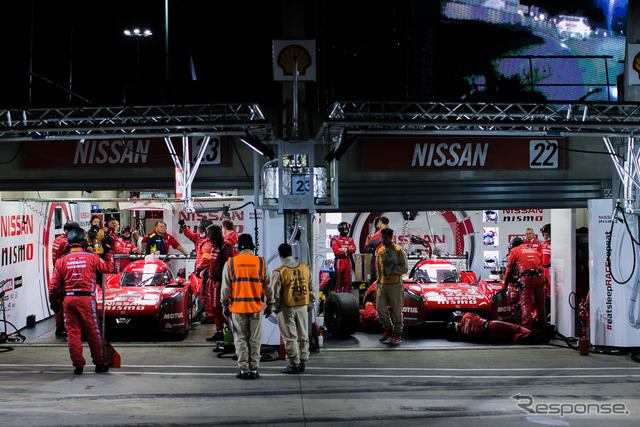 2015年のルマン24時間レースに参戦した「NISSAN GT-R LM NISMO」。