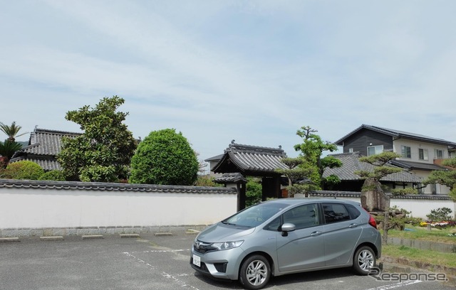 日本の核物理学の父、仁科芳雄博士生誕の地（岡山）にて。