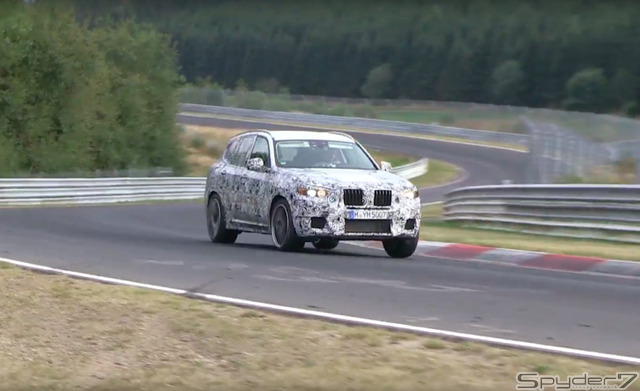 BMW X3 M スクープ動画